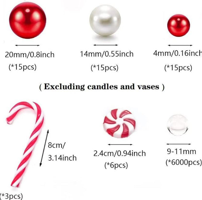 Floating Stuffed Vase Christmas Decorations