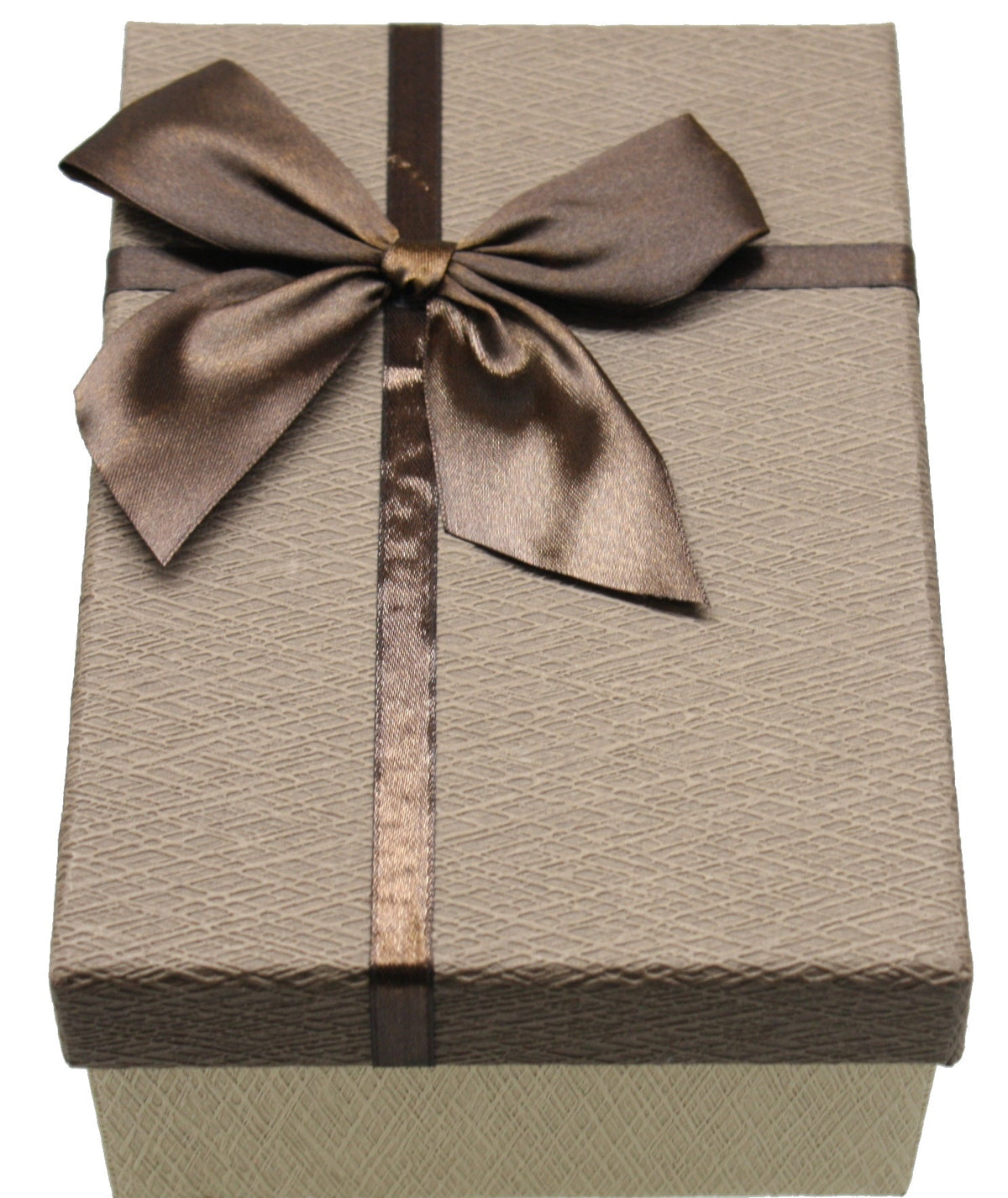 Elegant Rectangular Gift Box - Brown Small