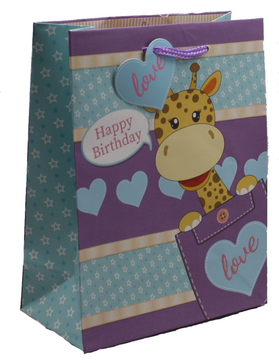 Pocket Giraffe Gift Bag