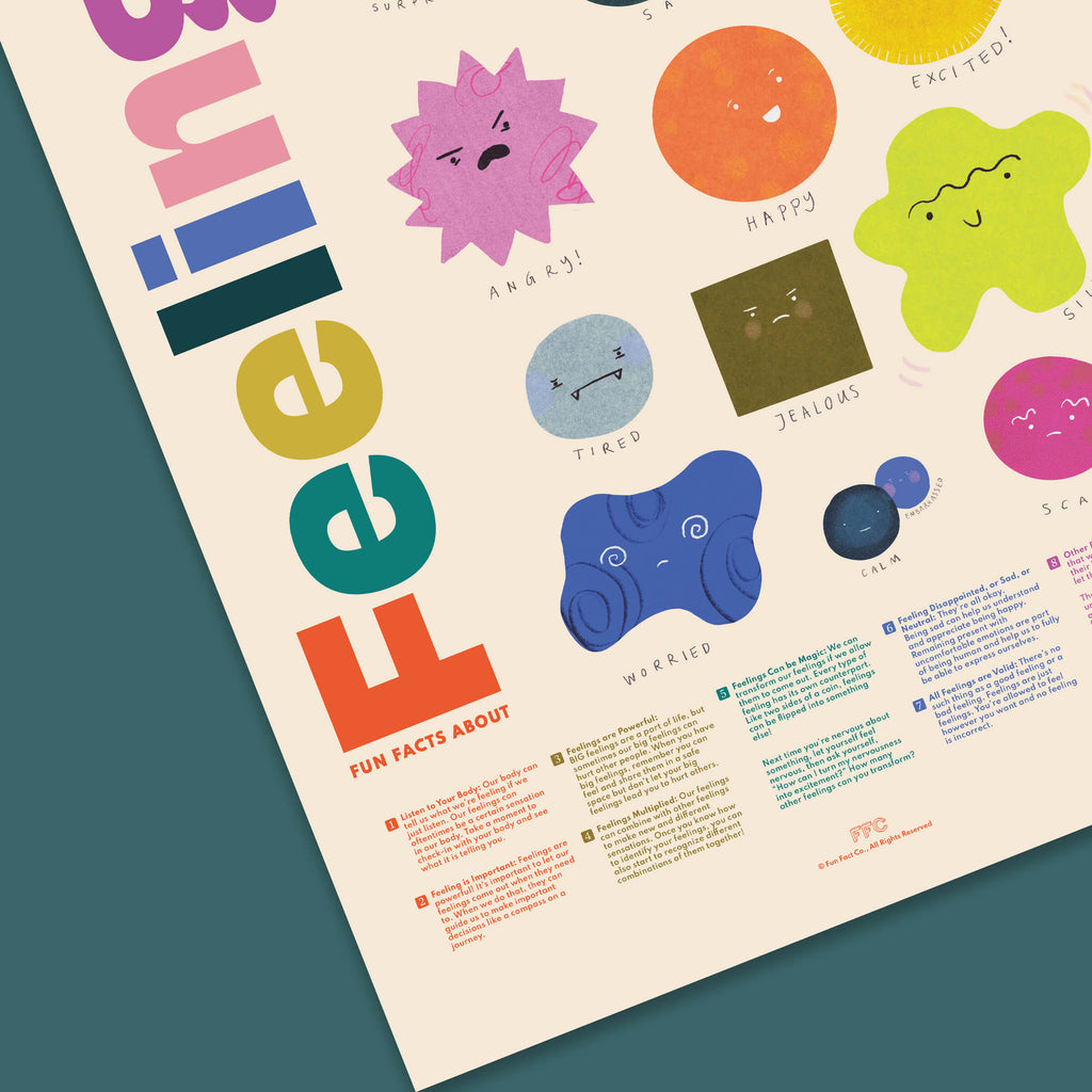 Fun Facts About Feelings Print