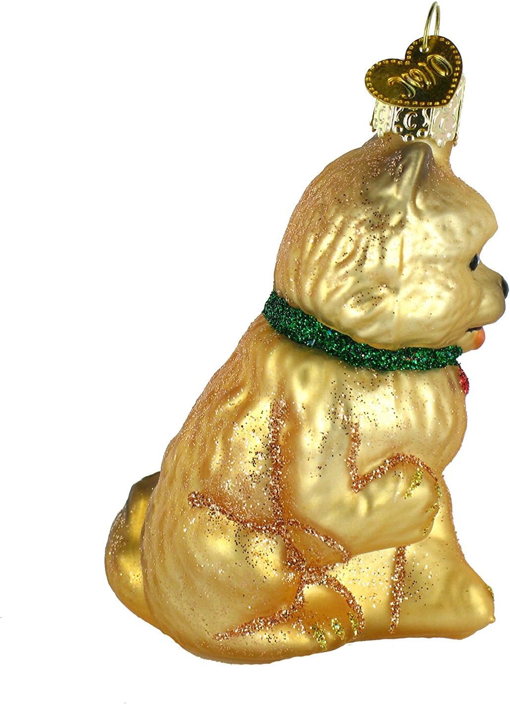 Cairn Terrier Glass Ornament
