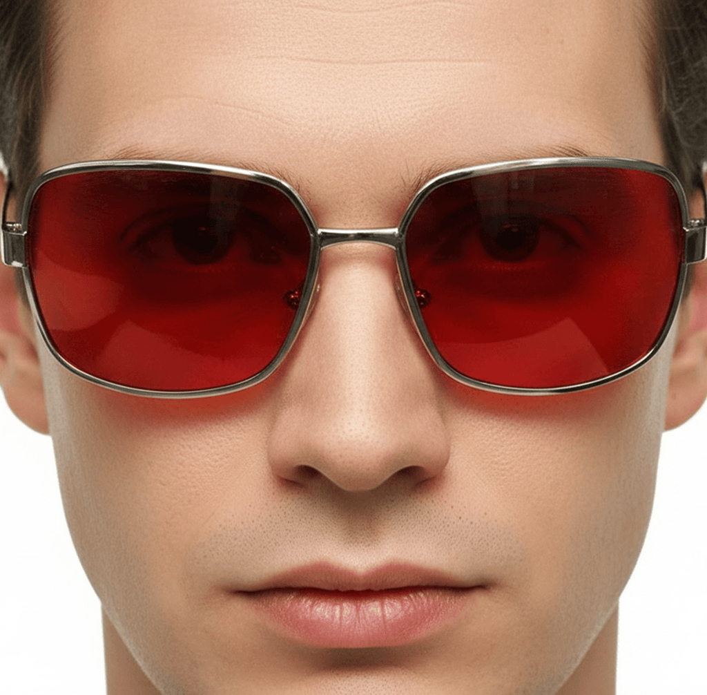 Fight Club Salesman Red Sunglasses