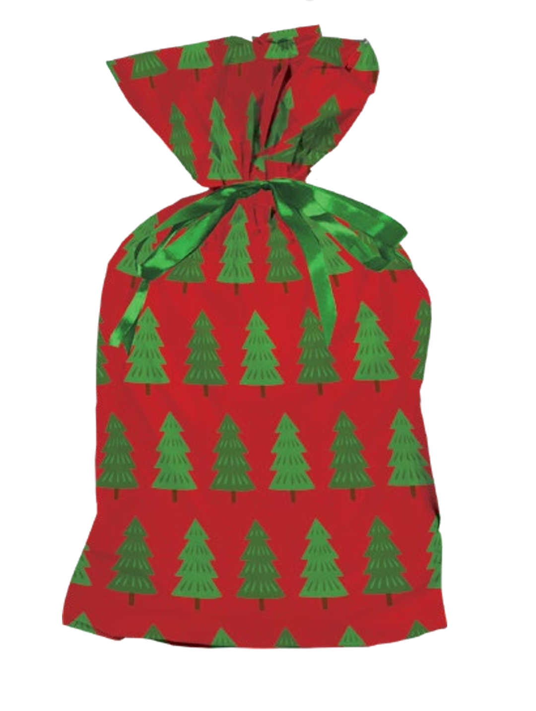 Wrap In A Hurry Jumbo Pull String Gift Bag - Tree Design