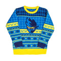 Fortnite Ninja Logo Ugly Christmas Sweater Shurikens Pattern