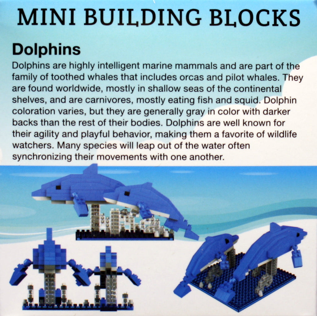 Mini Building Blocks - Dolphins