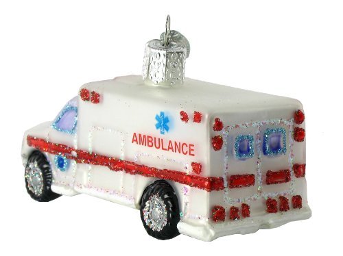 Old World Christmas Ambulance