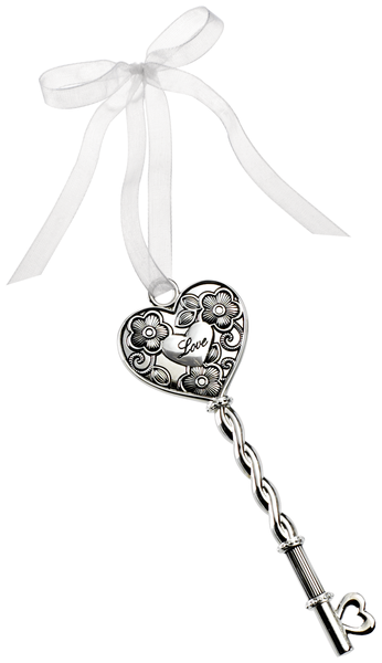 The Key To A Happy Marriage Ornament