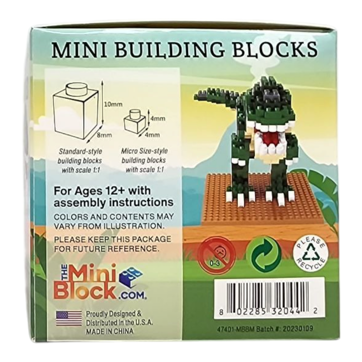 Mini Building Blocks - T-Rex