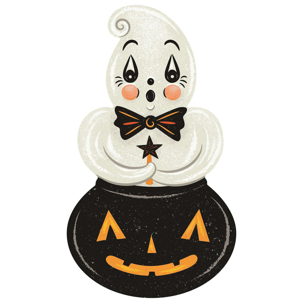 Ghostie in Caudron Die Cut Vinyl Halloween Floor Decor by Johanna Parker -102"