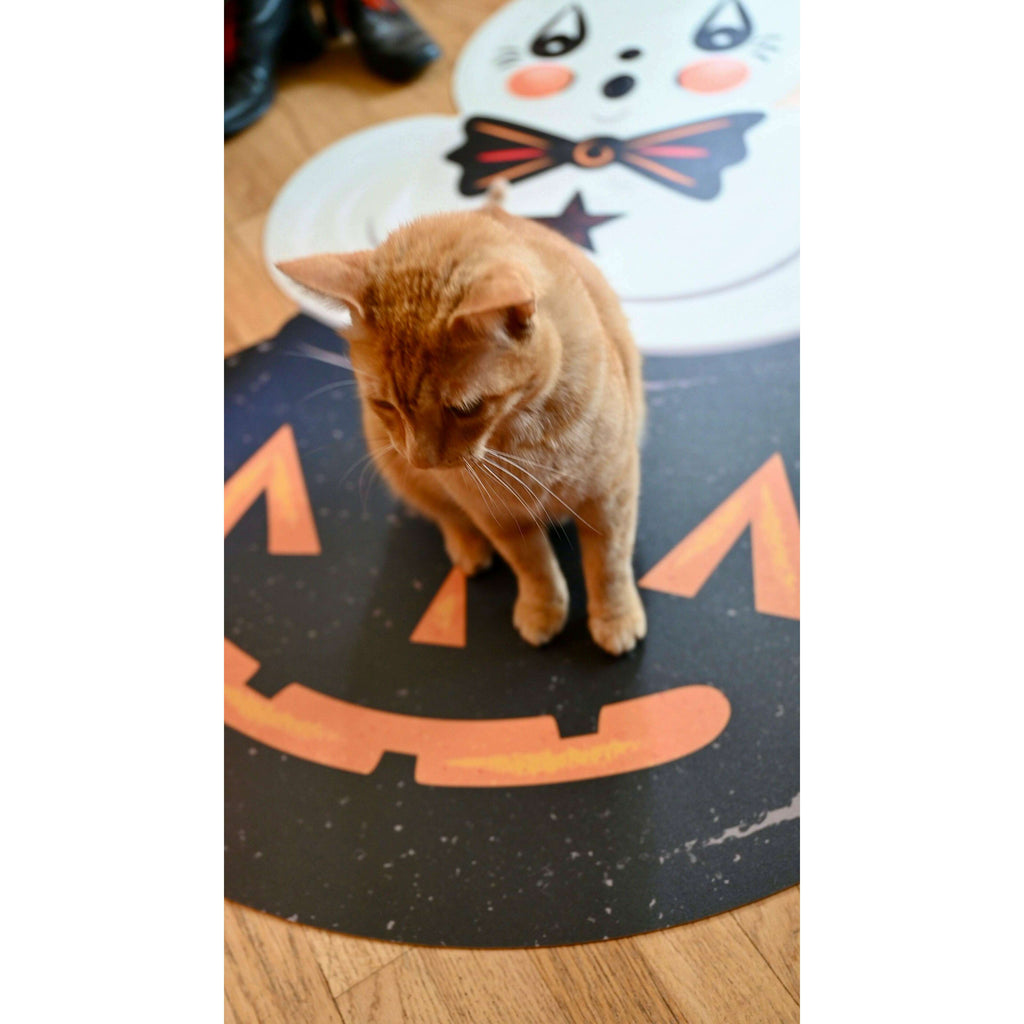 Ghostie in Caudron Die Cut Vinyl 76" Halloween Floor Decor by Johanna Parker