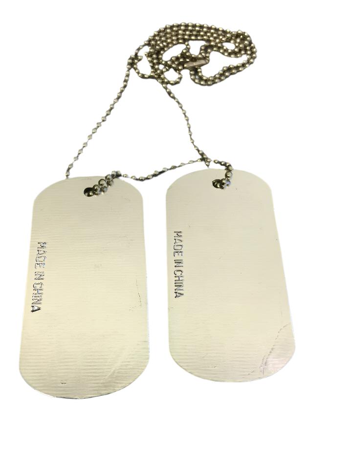 Military Dog Tags Prop