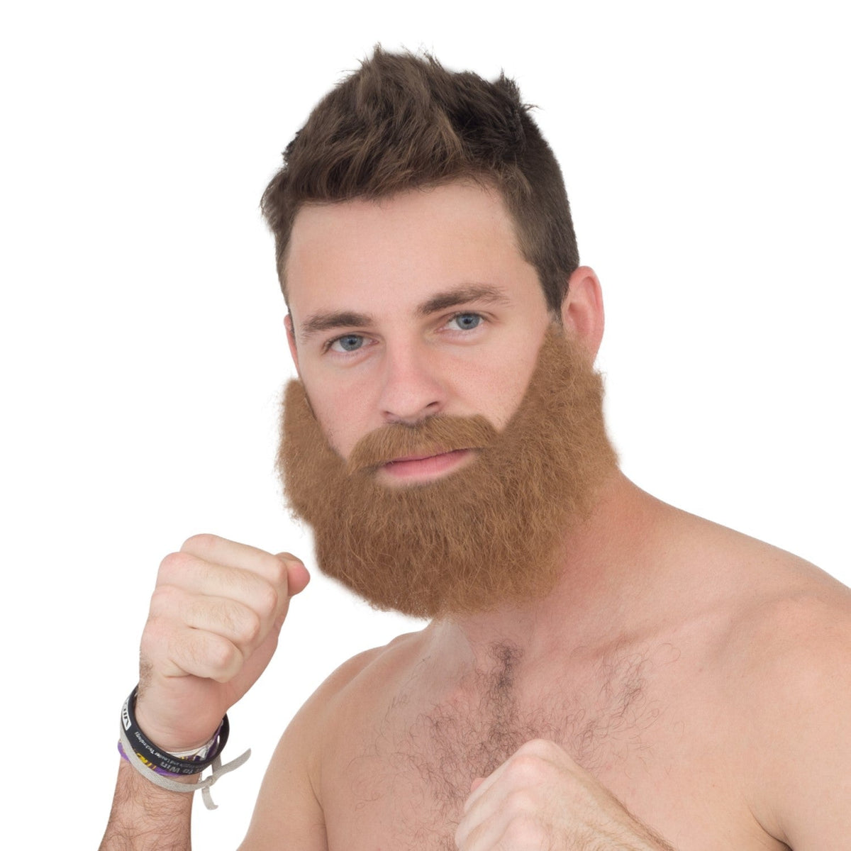 Ginger Fighter Deluxe Halloween Cosplay Costume Beard Accessory