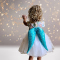 Girls Sequin Pixie Fairy Wings, Costume Wings