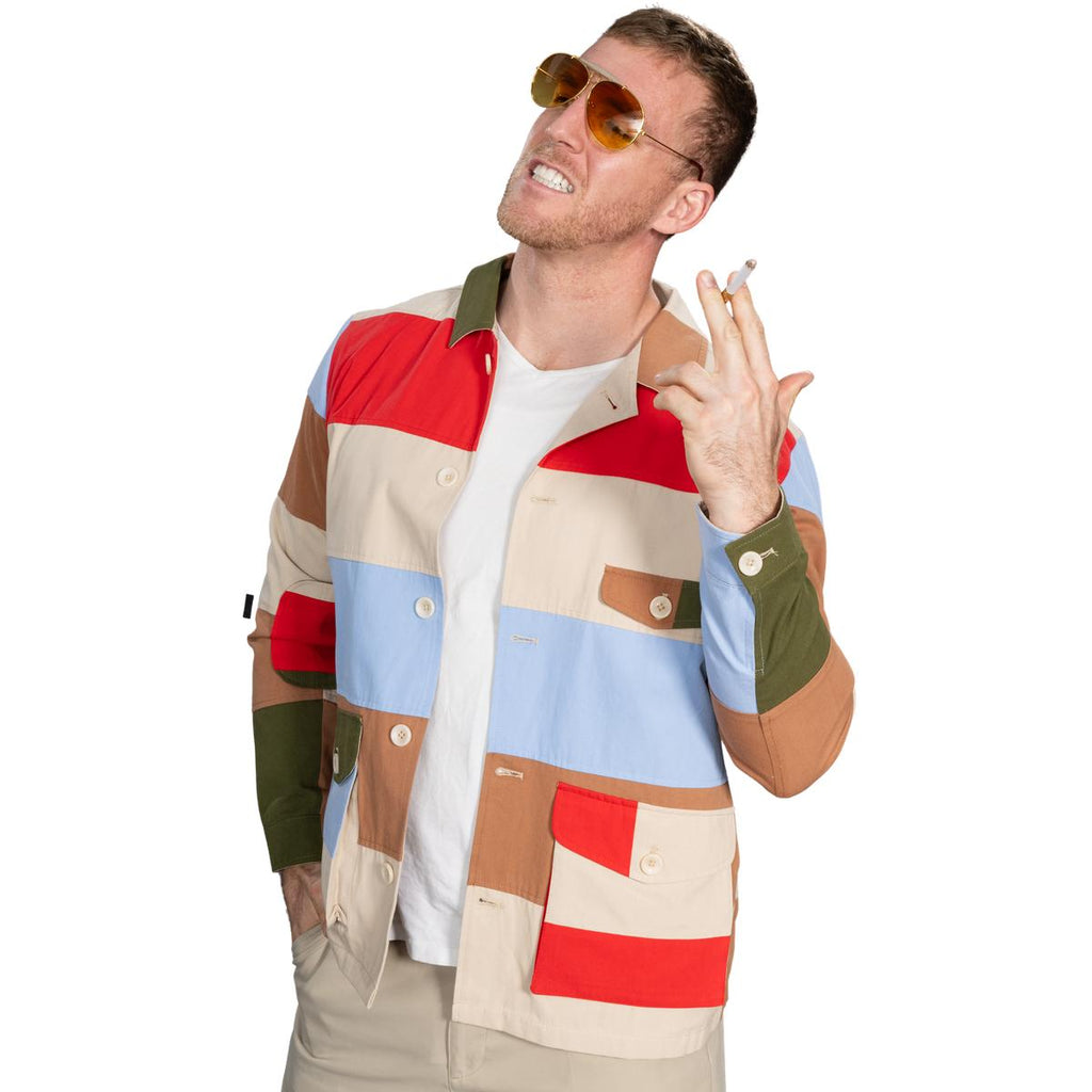 Gonzo Jounalist Las Vegas Raoul Duke Halloween Costume Cosplay Unisex Jacket