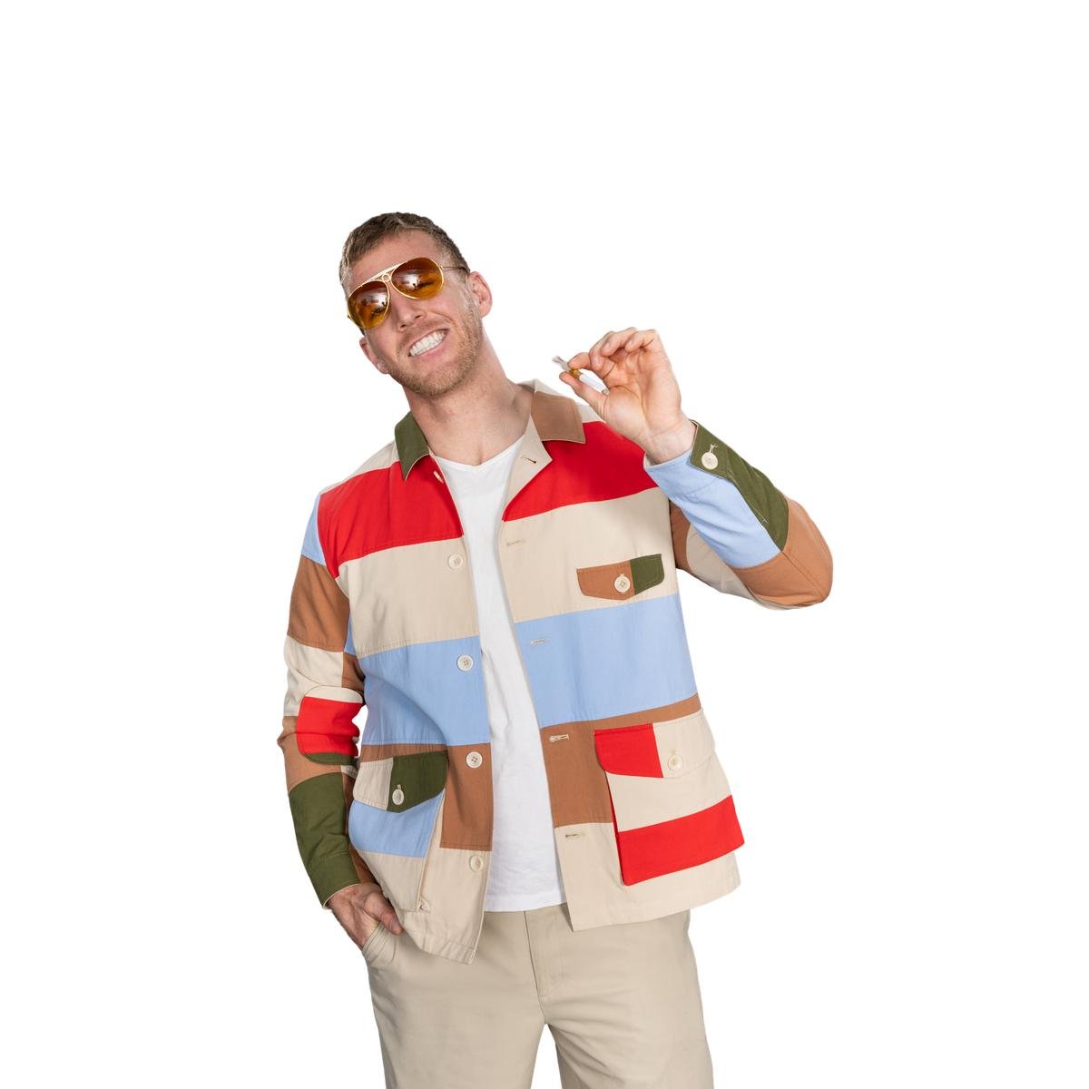 Gonzo Jounalist Las Vegas Raoul Duke Halloween Costume Cosplay Unisex Jacket