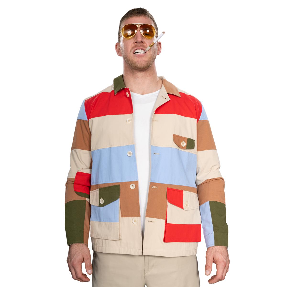 Gonzo Jounalist Las Vegas Raoul Duke Halloween Costume Cosplay Unisex Jacket