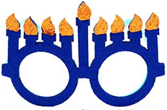 Menorah Shaped Novelty Glasses