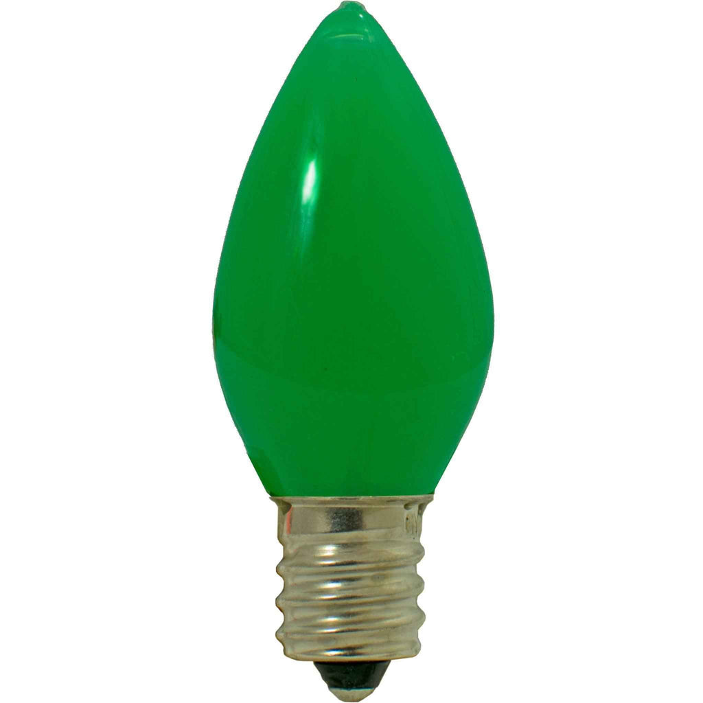 Green Solid LED Light Bulbs