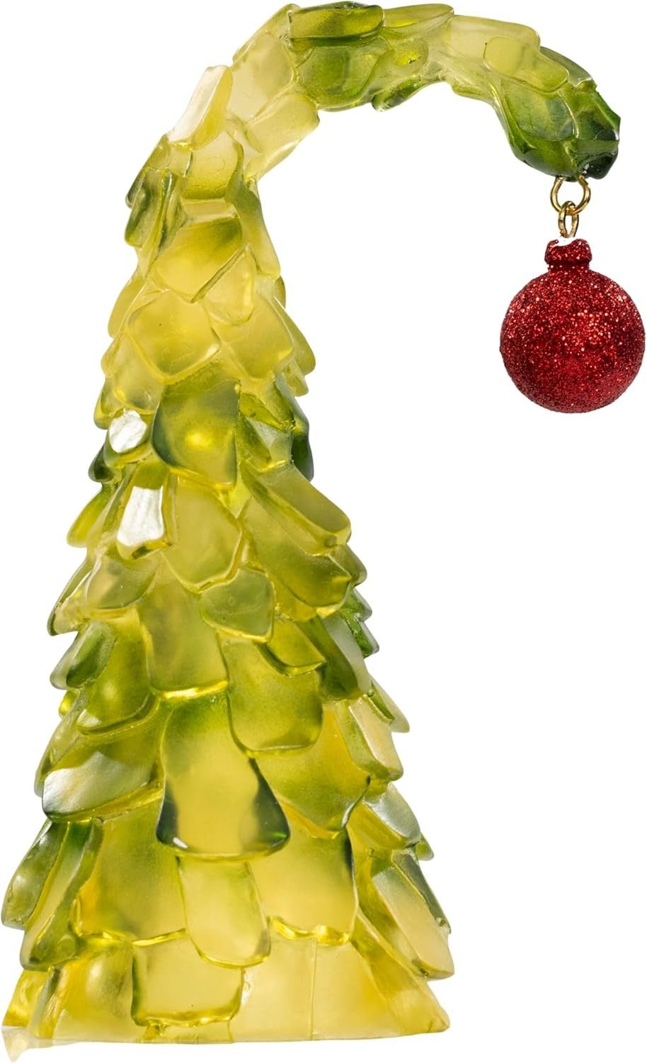 Green Xmas Monster Bendable Christmas Tree 8” Glass Holiday Ornament Decoration