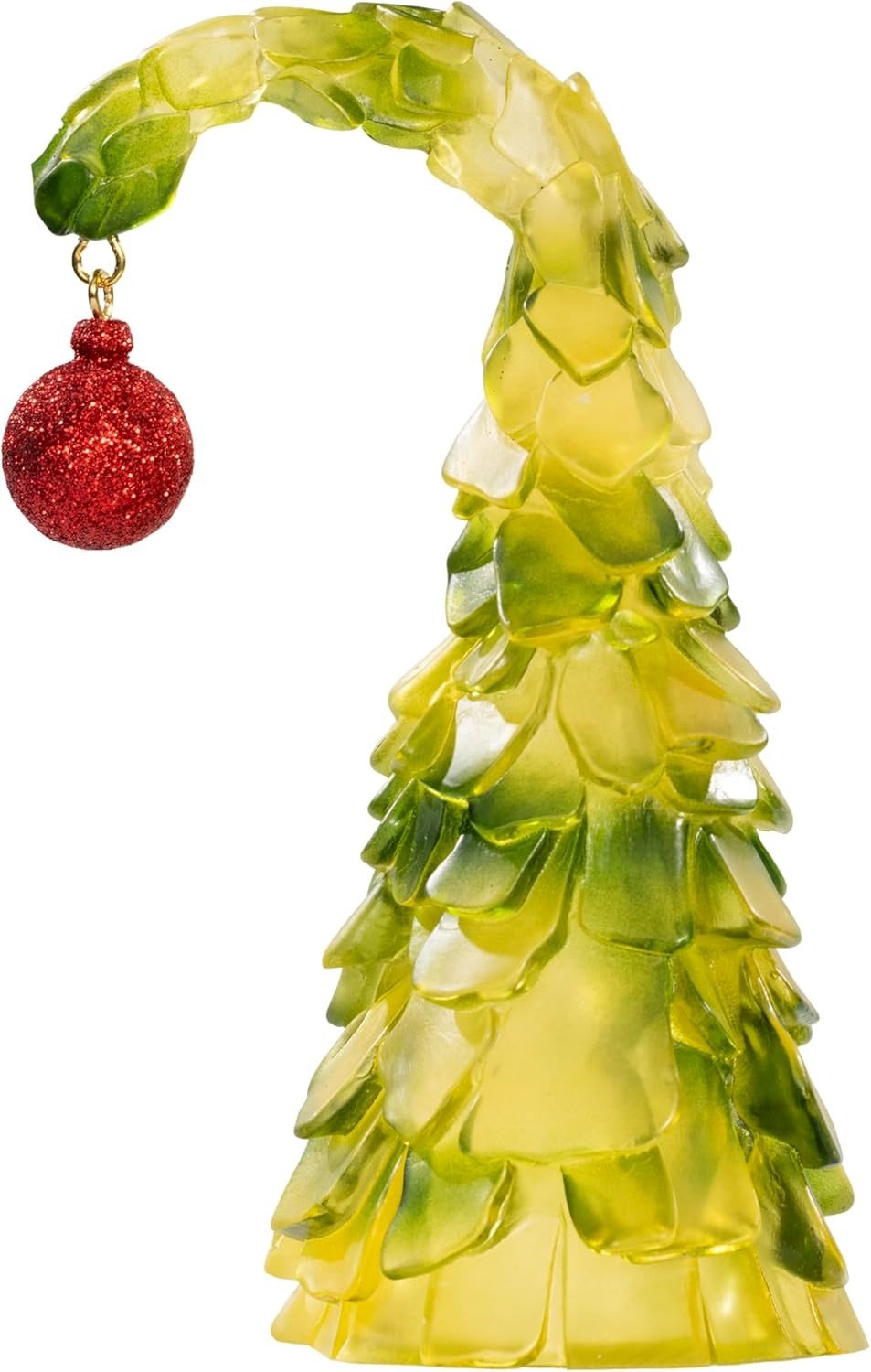 Green Xmas Monster Bendable Christmas Tree 8” Glass Holiday Ornament Decoration