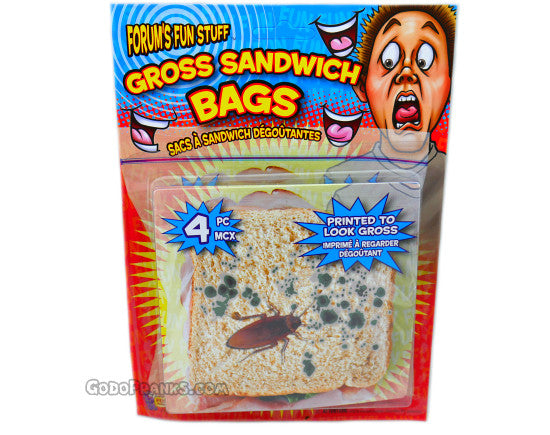 Gross Printed Sandwich Bags - 4 Pack