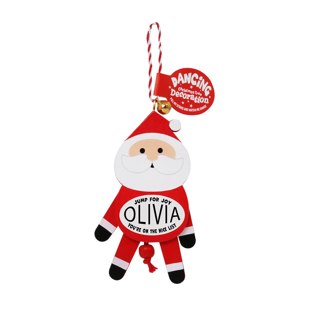 Dancing Wooden Ornament (L - Z) -