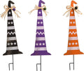 Witch Hat Lawn Stake Purple
