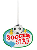 Sports Star Ornament - Soccer