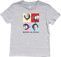 Heather Grey Squares Juniors T-Shirt Tee