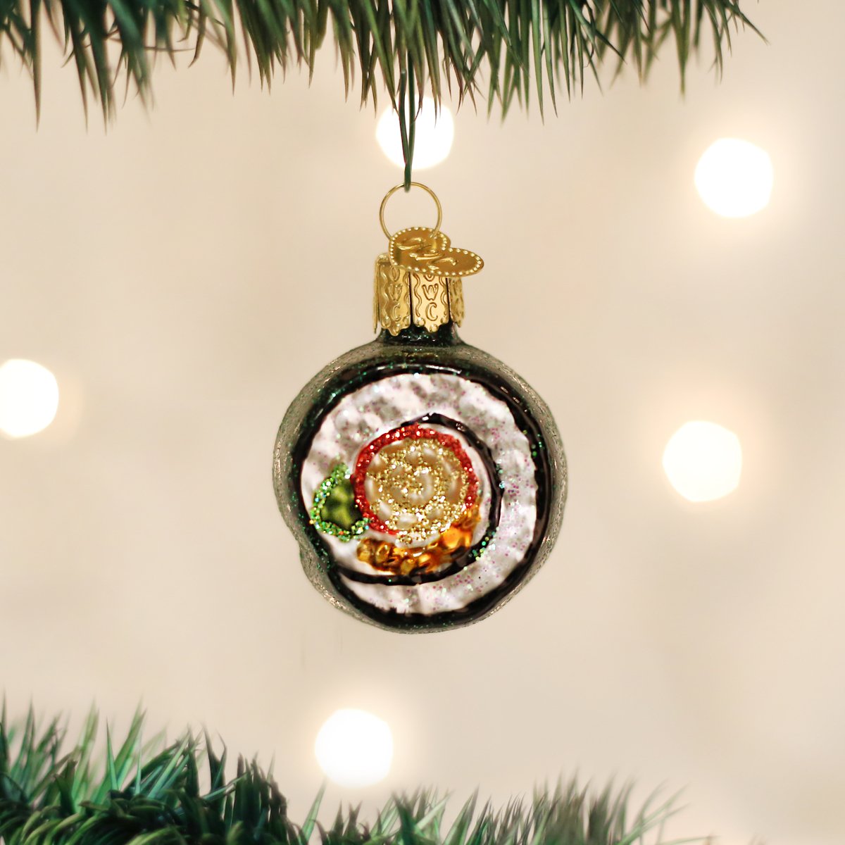 Sushi Glass Ornament