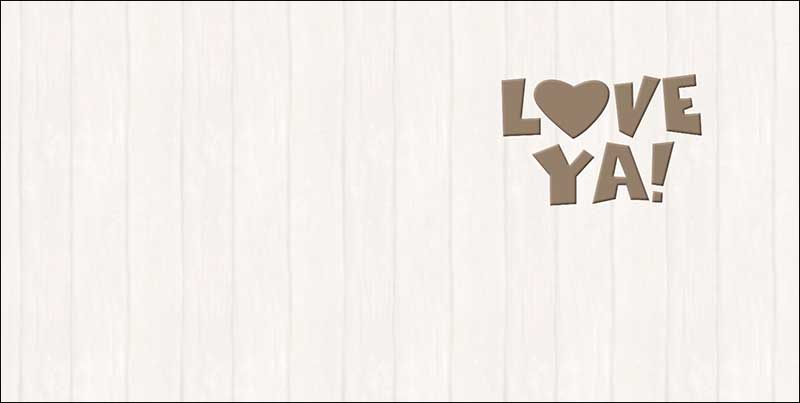 Thinking Of You Card - Love Ya