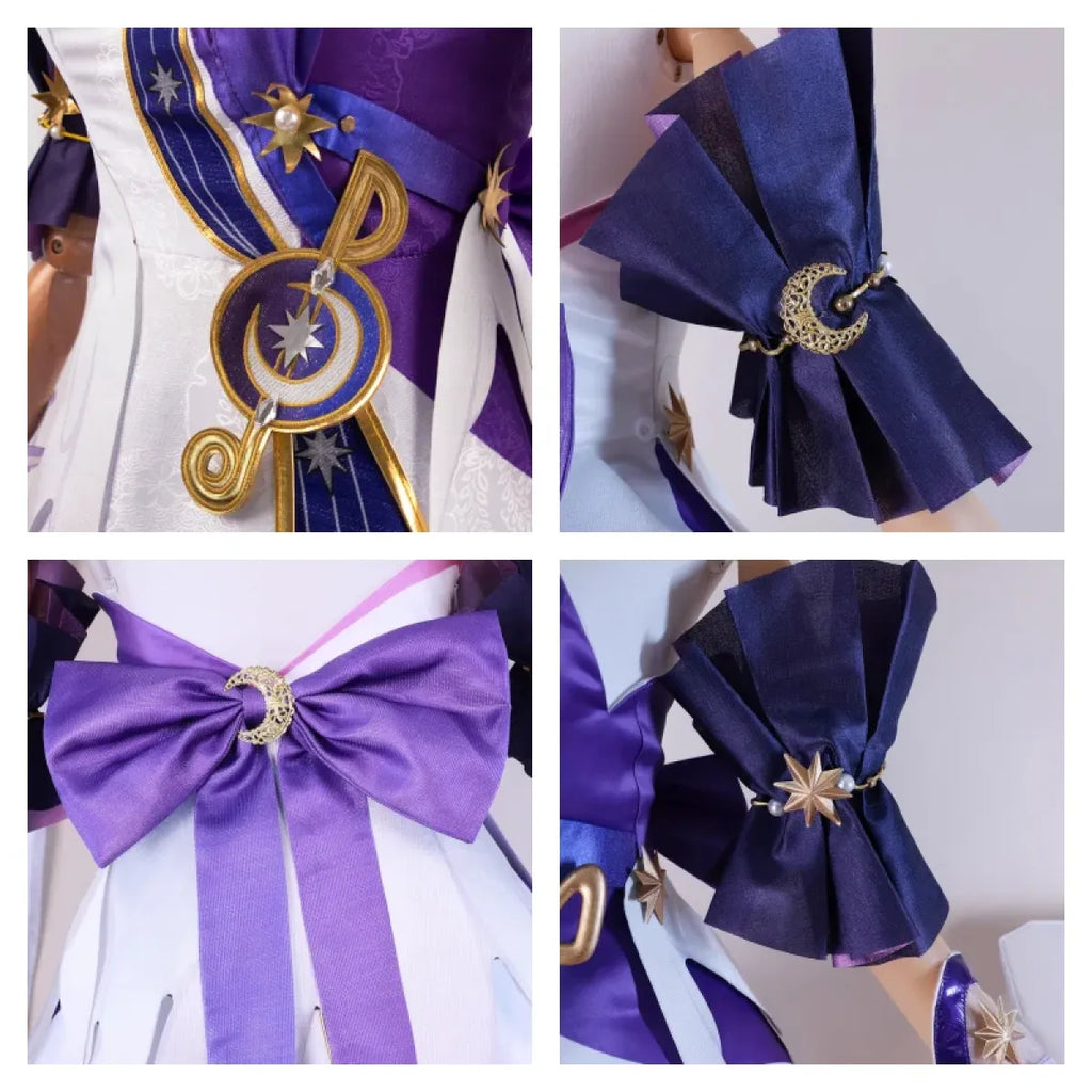 Honkai Star Rail Robin Cosplay Costume – Dress, Wig, Wings & Accessories
