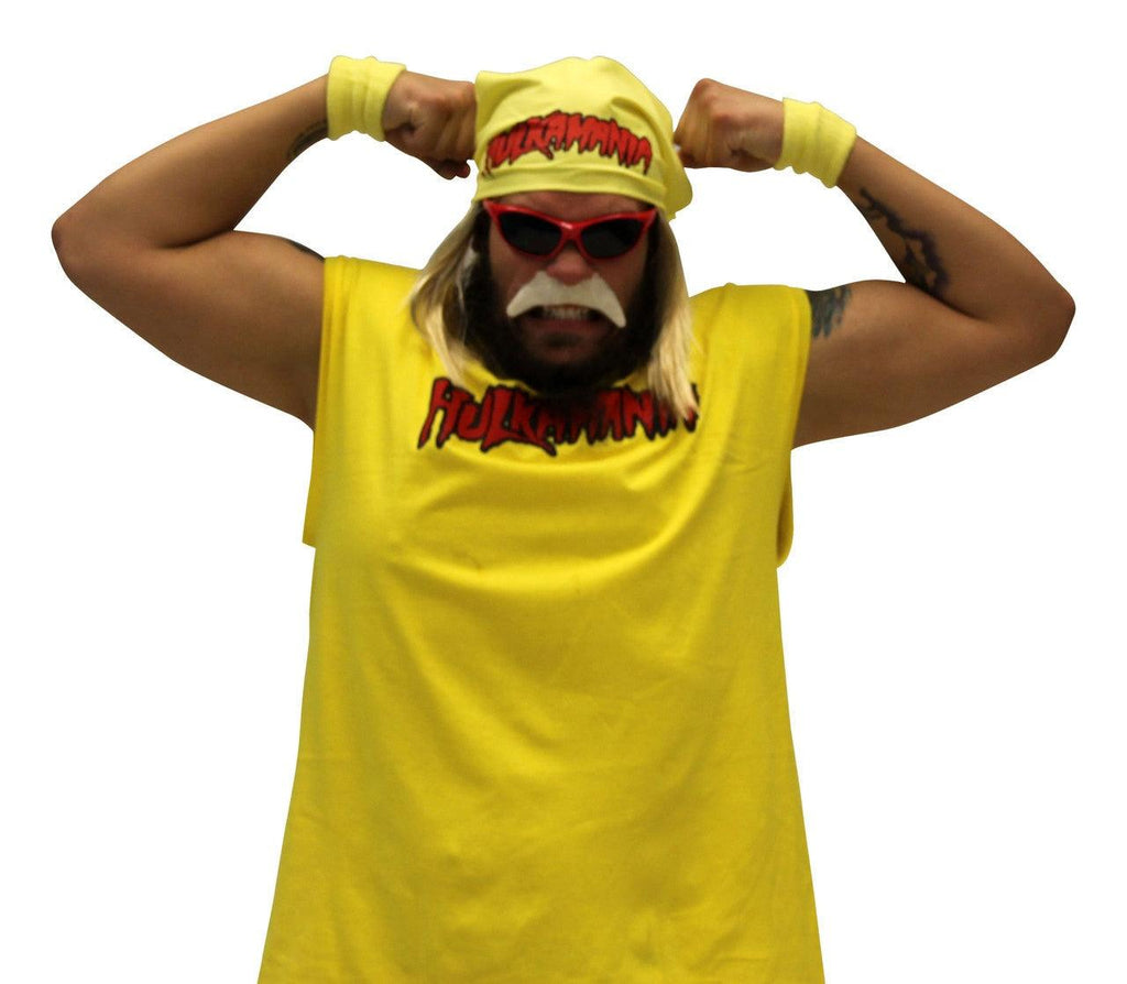 Hulk Hogan Hulkamania Complete Costume Set