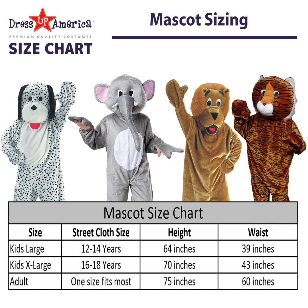Hungry Wolf Mascot Costume
