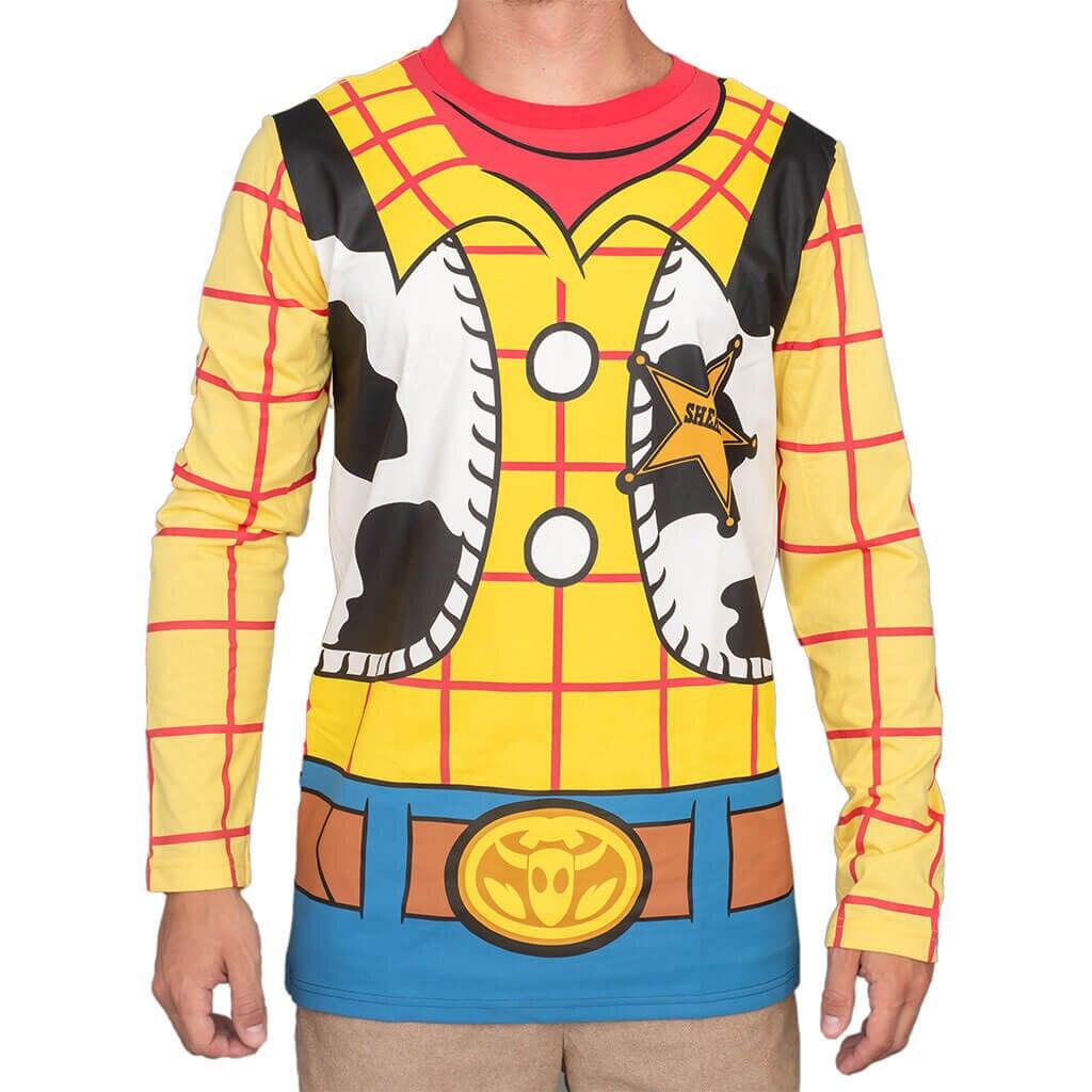 Toy Story Sheriff Adult Long Sleeve Halloween Cosplay Costume Shirt