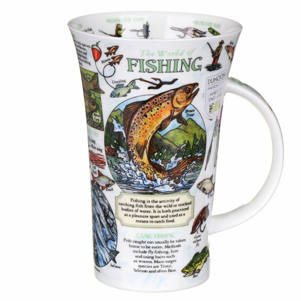 World Of Fishing Fine Bone China Mug Glencoe Style By Dunoon