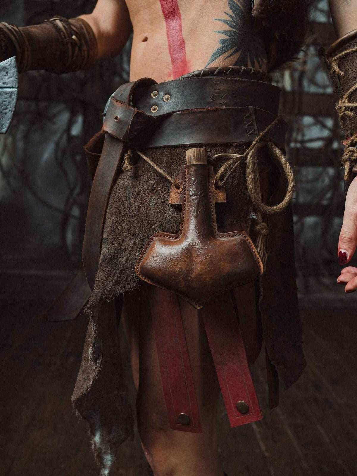Woman Kratos costume (God of War)