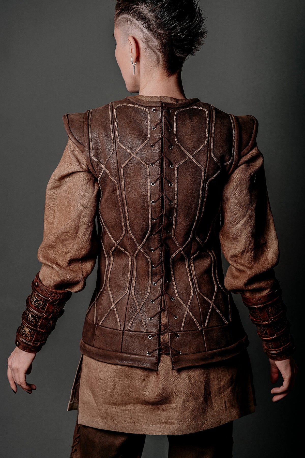 Porunn leather vest (Vikings)