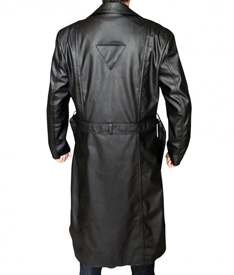 Handmade Handmade Cosplay Leather Trench Trinity Coat