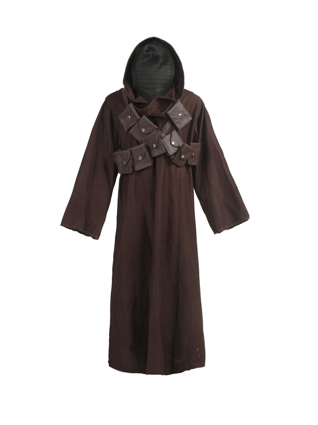 The Jedi Cloak Handcrafted Desert Nomad Cloak with Leather Chest Straps - Ox and Bulls Exclusive