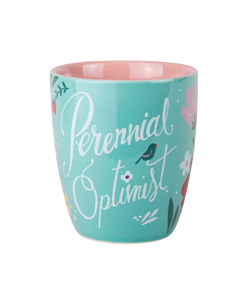 Perennial Optimist Curved Ceramic Mug