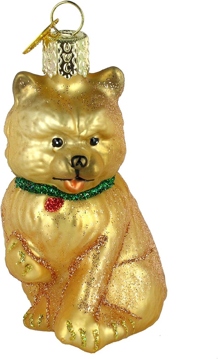 Cairn Terrier Glass Ornament