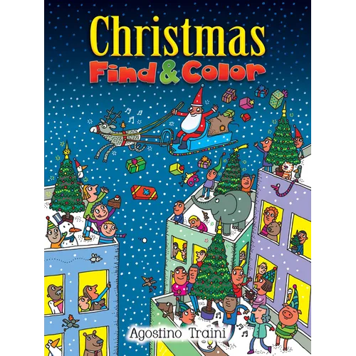 Christmas Find and Color - Paperback