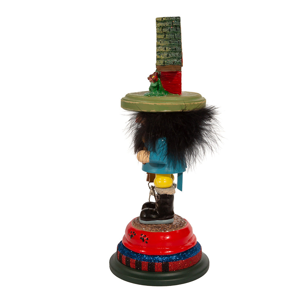 14 Inch Dog House Hat Nutcracker