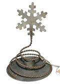Braided Snowflake Taper Holder