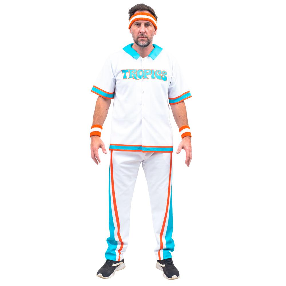 Jackie Moon Basketball Player Flint Tropics Deluxe Halloween Costume Warm Up Complete Set Cosplay