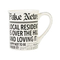 Fake News Over the Hill Mug