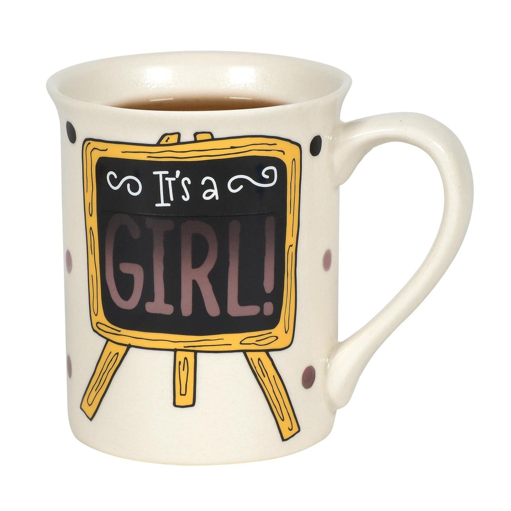 Gender Reveal Heat Mug - It's a Girl
