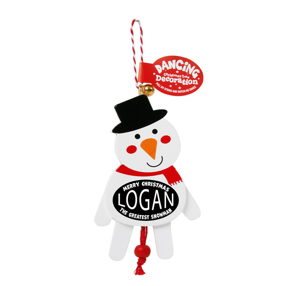 Dancing Wooden Ornament (L - Z) -