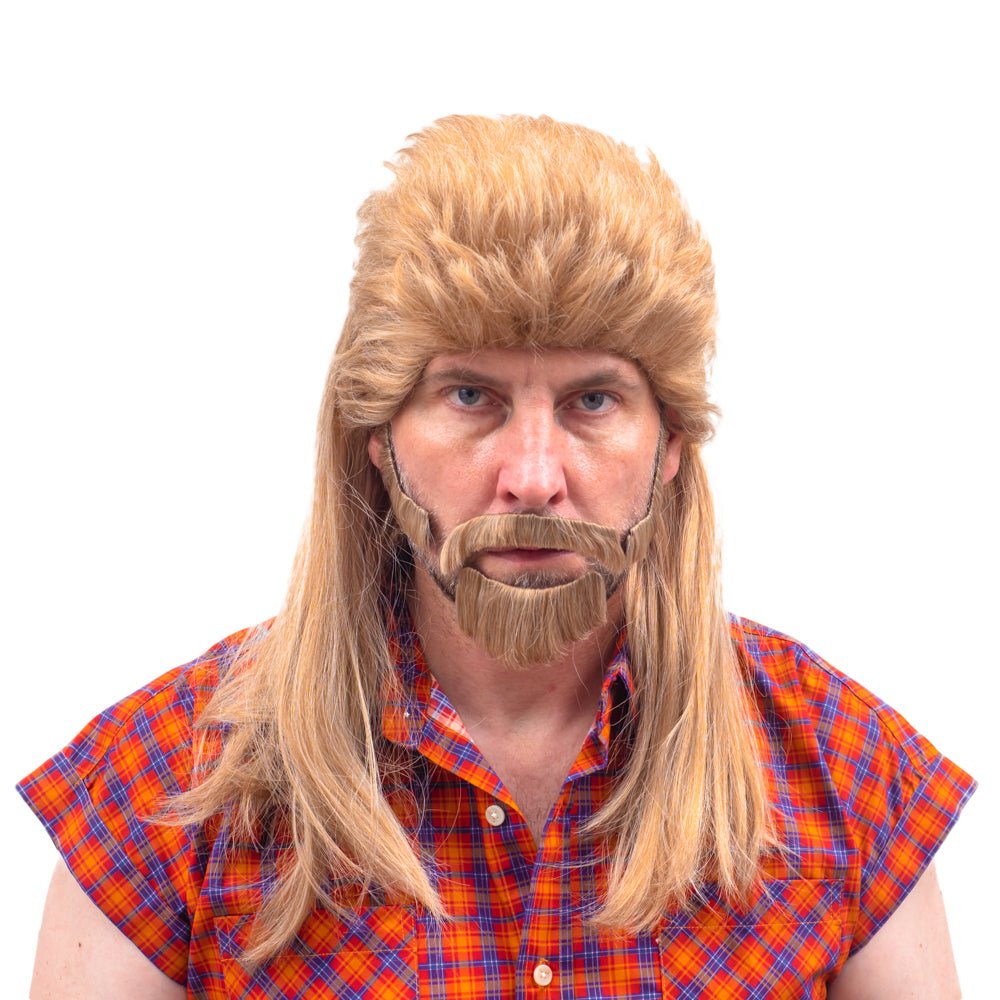 Joe the Janitor Dirt Halloween Costume Cosplay Wig/Beard Set